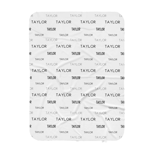 Personalized Name Swaddle Blanket - TAYLOR Font style