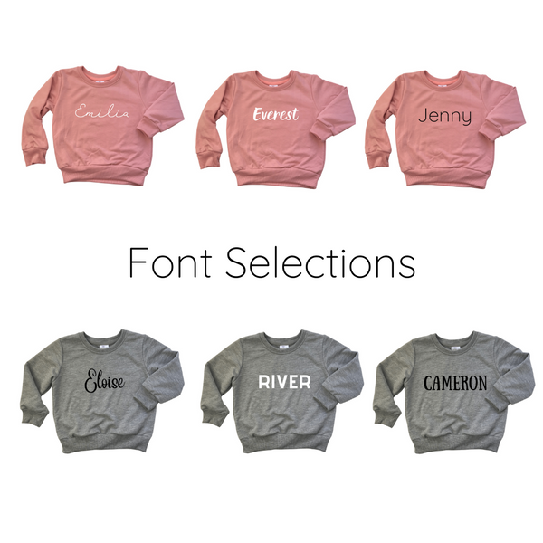 2021 Personalized  Custom Name Long Sleeve Sweater - Dotboxed