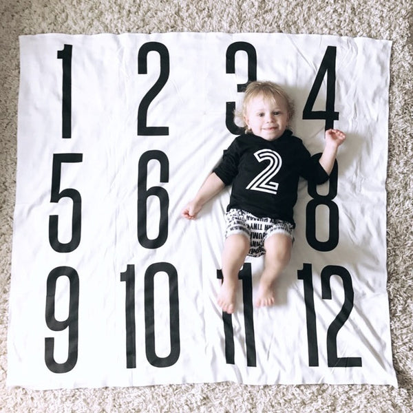ANNIVERSARY BLANKET - BIG + BOLD NUMBERS - Dotboxed