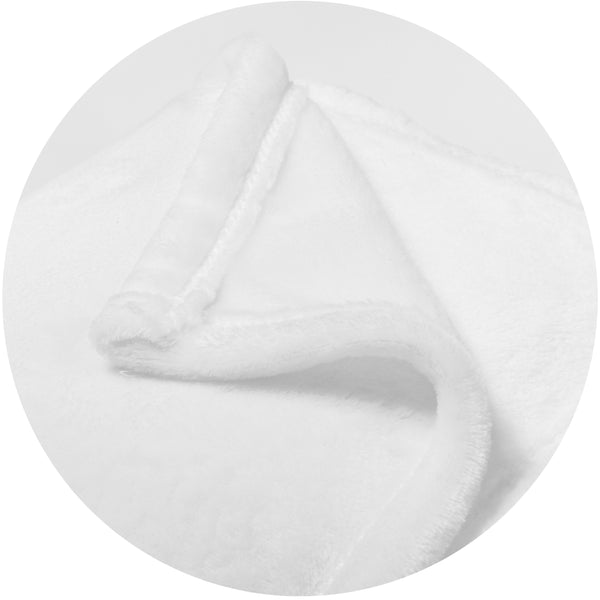 Family Name Minky Blanket - Cream Floral *Single Layer - Dotboxed