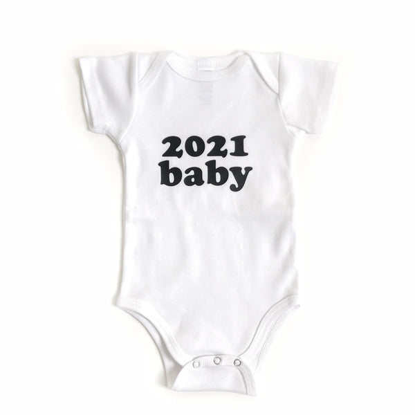 2021 baby (bold font) announcement - BODYSUIT - Dotboxed