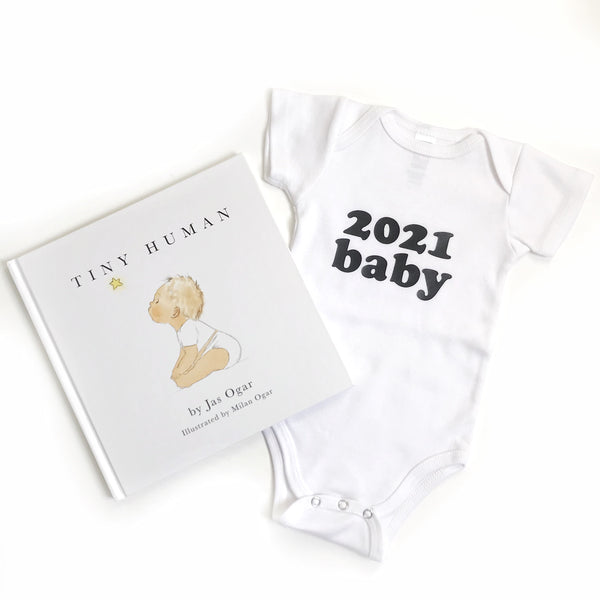 2021 baby (bold font) announcement - BODYSUIT - Dotboxed